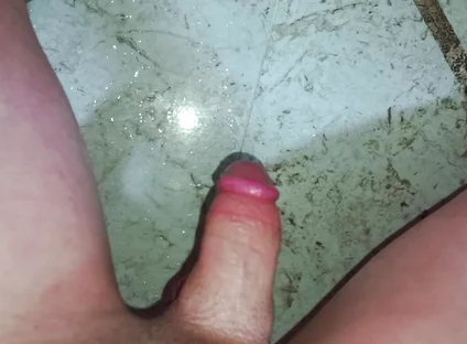 In the Bathroom, Manual Masturbation with Nerve-wracking Moans, Too Bad I Didn't Satisfy