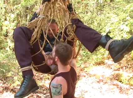 Officer Bullet - Ass Fucked and Edged in the Middle of the Woods