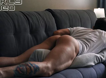 Cute Step Daddy Imagines Fucking Your Tight Ass and Whispers Gentle Words in Your Ear as He Cum in