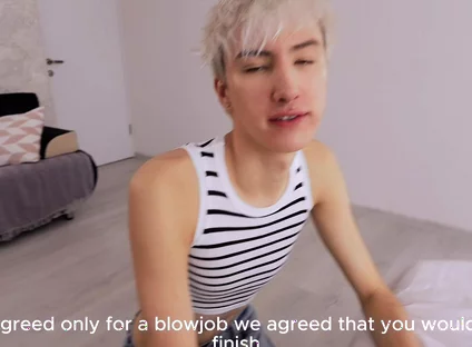 I Talked My Stepfather Into Going for a Walk, but He Fucked Me in Exchange.