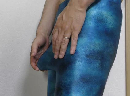 Blue Leggings Masturbation