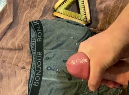Cumming on Underwear