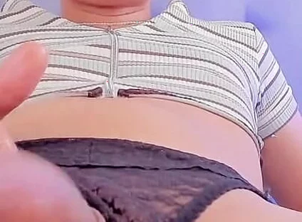 Foamy Cock After Cumming Plays with Her Cock
