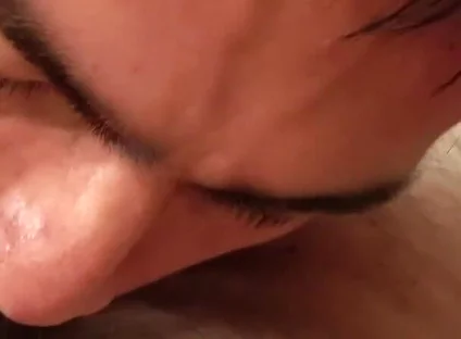Making Deepthroat to a Sexy German Stepdaddy