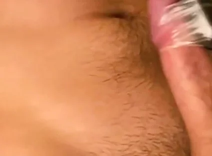Vibrator on Dick Head Solo Orgasm in Morning Dirty Talks