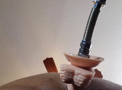 Sex Machine Fucks Me. Huge Dildo