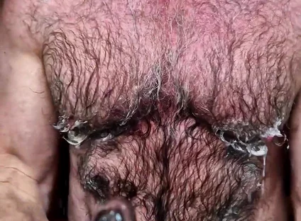 Hairy Muscle Bear Cools Down