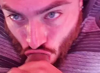 Self Facial On My Truck, Sucking My Own Balls & Cock