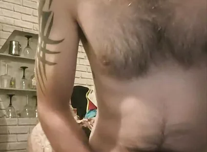 Wanking My Big Hard Dick and Smoking a Cigarette