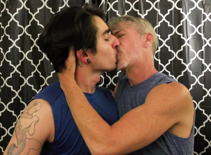 Hot Gay Kissing with Johnny & Richard