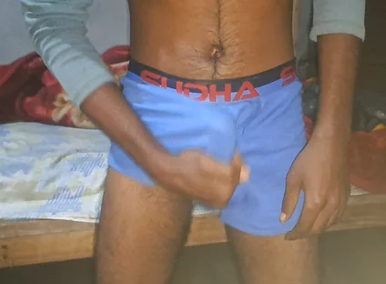 Oldman Cook in Underwear Solo Fuck