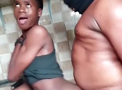 Big Stepfather Fucking My Visitor Inside Kitchen.