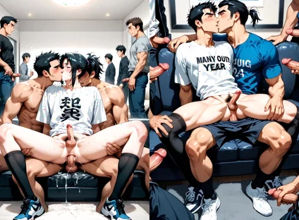 Outdoor Gay Group Fucking
