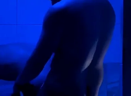 Muscle Bear Fucks Latino in Gay Sauna