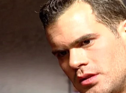 Young Hung Muscle Stud Jerks off Solo at a Glory Hole with His Lover and Shoots a Thick Load
