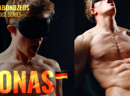 German Twink Blonde Jonas Edging