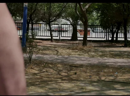 Arab Kuwaiti Exhibitionist Cruising Fully Naked in Park
