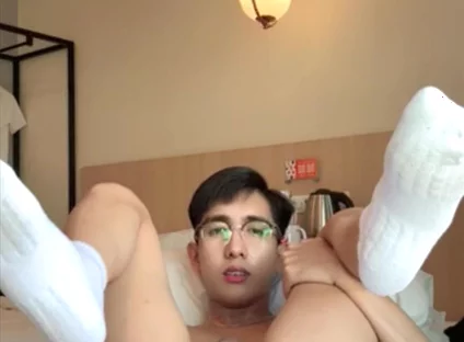 Filipino Boy Oiled Body, Nude Tiktok Dance, Playing with Ass Toys Until He Cum
