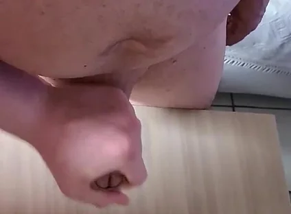 Boy Giving Daddy a Helping Handjob