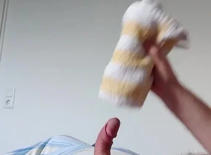 Small Cock Having Fun with the Towel