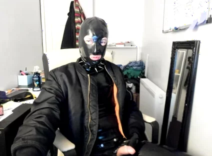 British rubber boy handjob