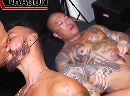 Kenjis Raging Cock Conquers Damian Dragons Ass With Total Control