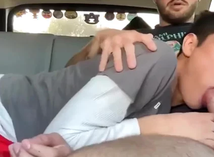 Stepdaddy Fucks His Boy In Car