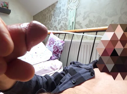 My Big Cock Shooting Fat Load to My Face Part 1