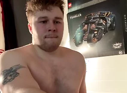 Chubby Boy Takes Massive 10 Dildo