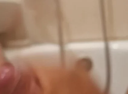 Masturbated in the Bathtub