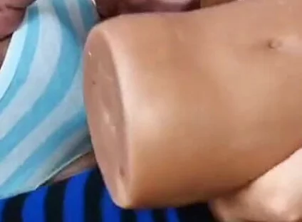 Femboy's Pussy Holes Filled with Cum From Two Huge Cocks
