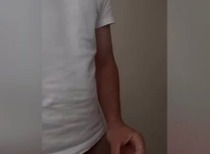 Work Had Me Stressed So I Hid In The Bathroom, Pulled Out My Cock, And Stroked It Until I Spilled
