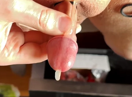 Jerk My Small Foreskin Cock Until It Cums