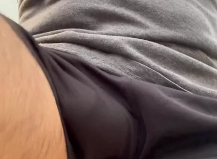 He's Just Showing off His Bulge...