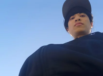 Freeballing Public Twink Walks Outdoors Commando No Underwear Beneath Black Adidas Tracksuit Campus Sneakers While Out Cruising