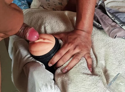 Boy Fucked the Sex Toy Extreme Way Put Whole Dick Inside