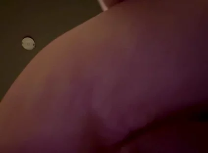 Trying to Put a Large Buttplug in My Ass