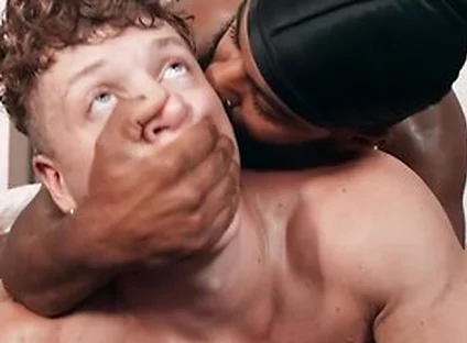 Bearded Stud Shadow Bites Felix Foxs Neck Before Putting Him On His Knees To Fuck His Face