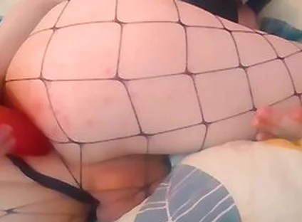 Horny Femboy Fucking Himself With A Dildo