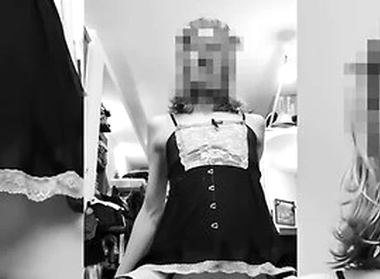Sissy Slut Femboy Compilation - Censored B&w Version