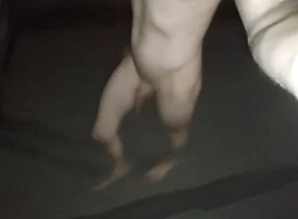 Almost Caught Walking Naked In Public