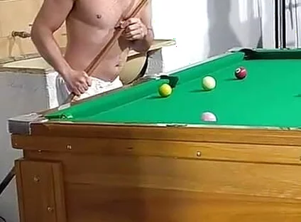 Me, Carmona, Opaido Carmona and Viking De Taubaté Started a Game of Pool Naked
