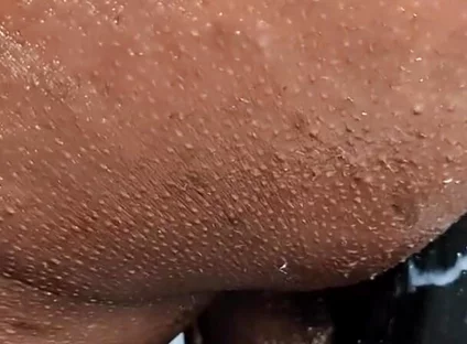 My ass, on the dildo close up