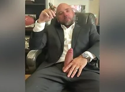 Jason Collins Cigar Smoking With A Raging Hard-on