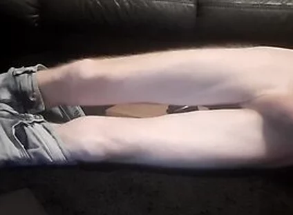 Delicious Moaning Handjob Until Intense Cumming On My New Floor Carpet