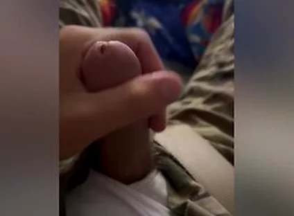 Horny Solider In Tighty Whities And Orange Jockeys Jerks Off While Wearing His Ocp Uniform