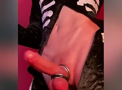 Twink Tries To Milk His Needy Bone (gone Spooky)