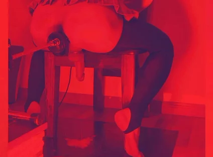 Femboy Fucked Hard by This Huge Dildo Till I Cum Milk