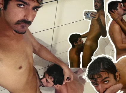 My Straight Friend and I Lose Control in the Shower…