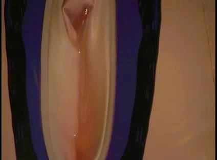 Sexdoll Creampie Stand Fuck Masturbation with Sperm Under the Microscope